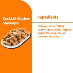 COCKTAIL CHICKEN SAUSAGES