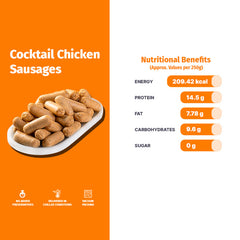 COCKTAIL CHICKEN SAUSAGES