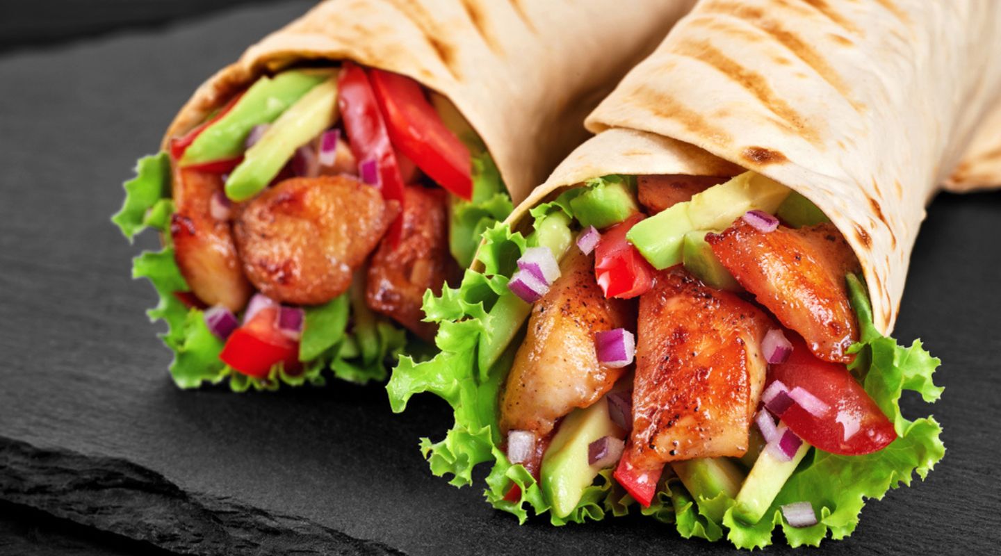 Make spicy & delicious grilled chicken wrap