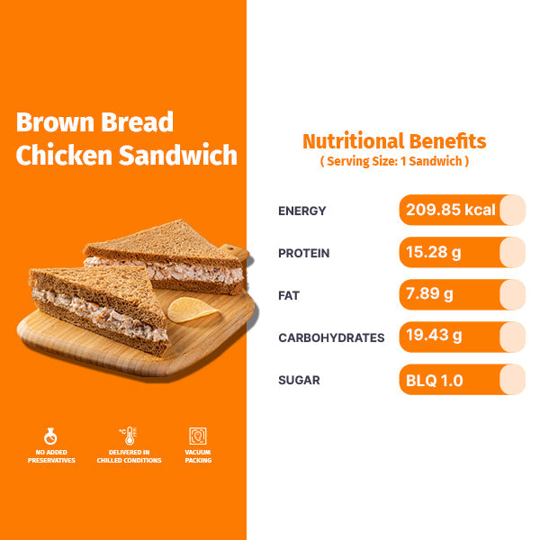 BROWN BREAD CHICKEN SANDWICH