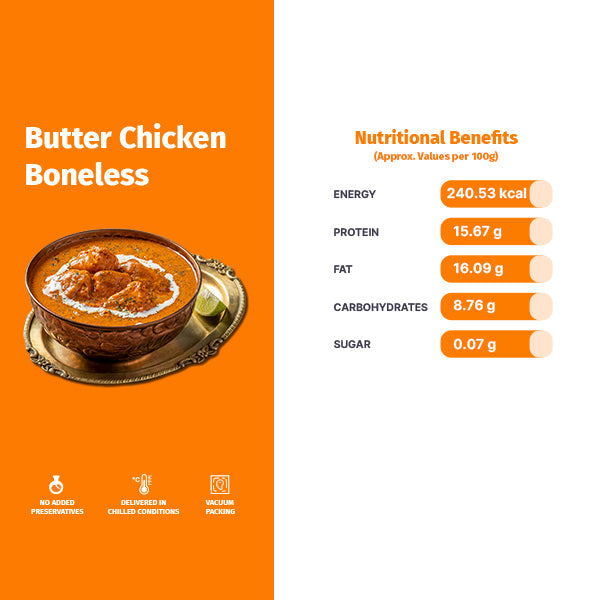 BUTTER CHICKEN BONELESS