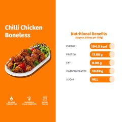 CHILLI CHICKEN BONELESS
