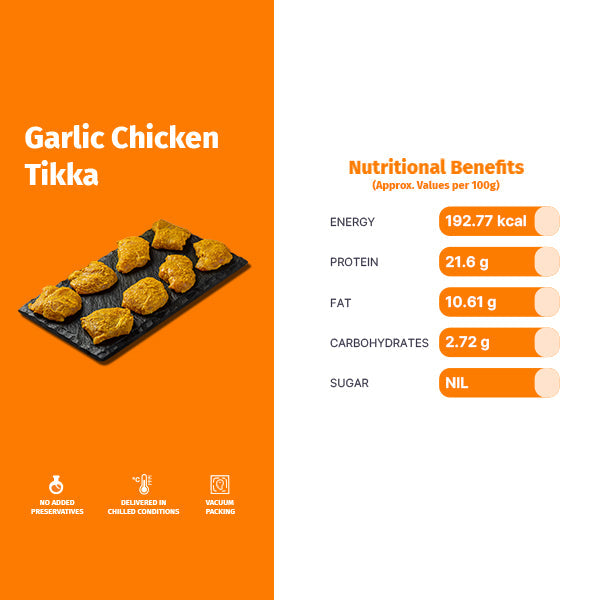 GARLIC CHICKEN TIKKA