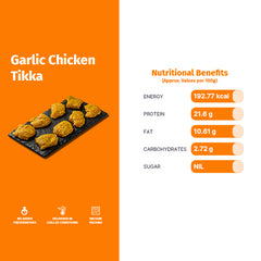 GARLIC CHICKEN TIKKA