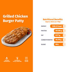GRILLED CHICKEN BURGER PATTY