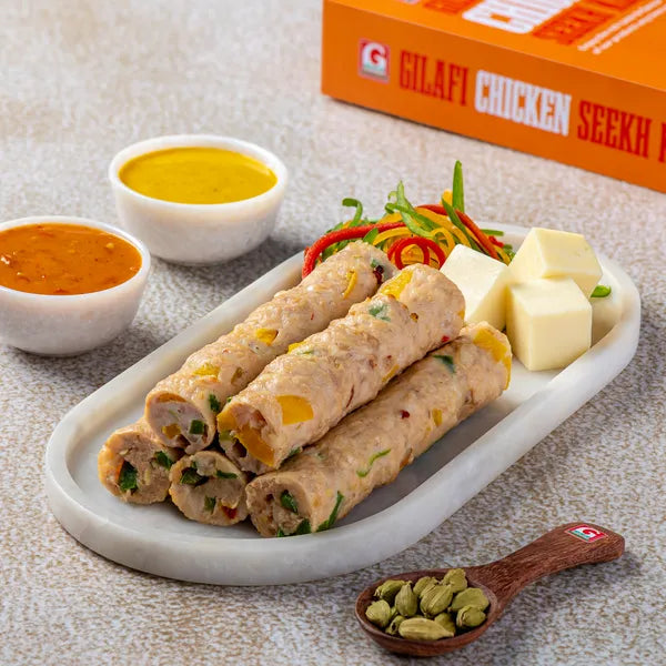 GILAFI CHICKEN SEEKH KEBAB