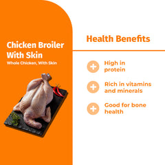 CHICKEN BROILER WITH SKIN