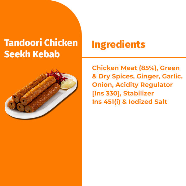 TANDOORI CHICKEN SEEKH KEBAB