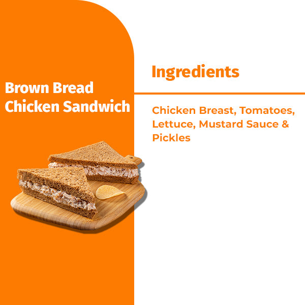 BROWN BREAD CHICKEN SANDWICH Green Chick Chop
