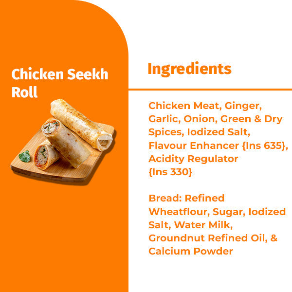 CHICKEN SEEKH ROLL