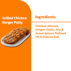 GRILLED CHICKEN BURGER PATTY