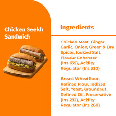 CHICKEN SEEKH SANDWICH