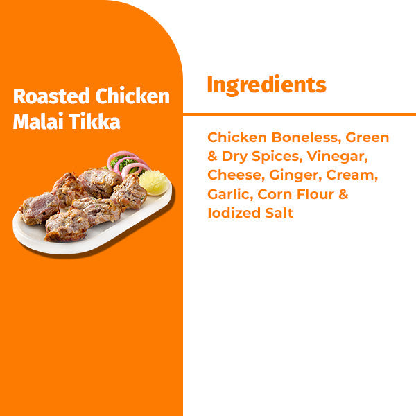 ROASTED CHICKEN MALAI TIKKA