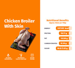 CHICKEN BROILER WITH SKIN