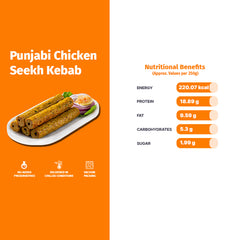 PUNJABI CHICKEN SEEKH KEBAB