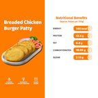 BREADED CHICKEN BURGER PATTY