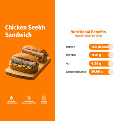 CHICKEN SEEKH SANDWICH