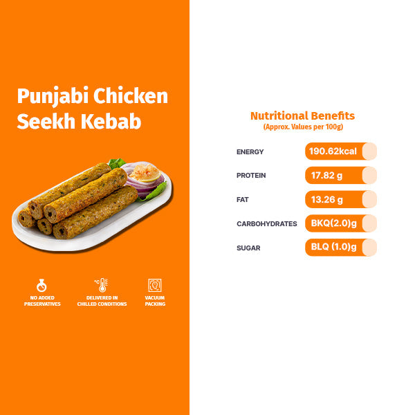 PUDINA CHICKEN SEEKH KEBAB