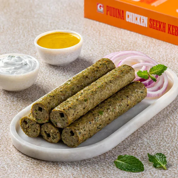 PUDINA CHICKEN SEEKH KEBAB