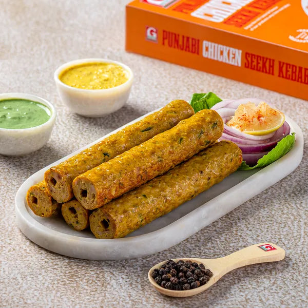 PUNJABI CHICKEN SEEKH KEBAB